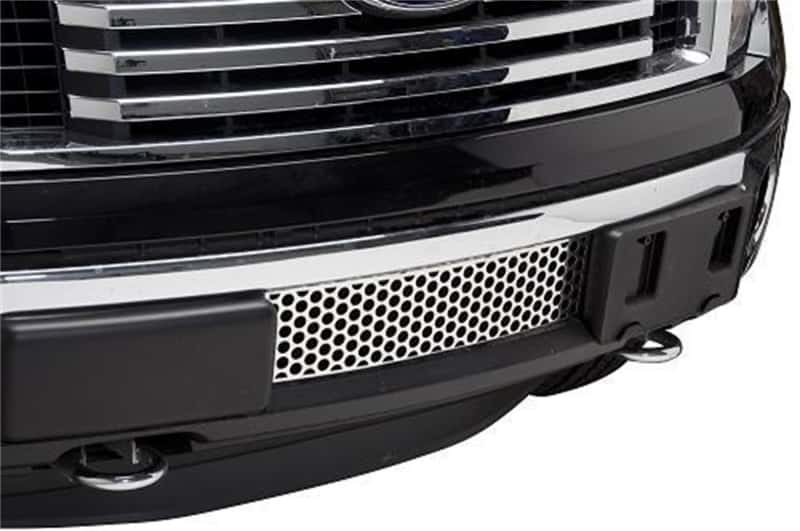 Putco — Putco 11-14 Ford F-150 - EcoBoost Grille - Stainless Steel - Punch Design Bumper Grille Inserts
Grille Insert - view 3