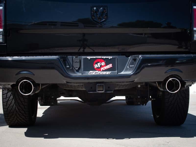 aFe — aFe 09-18 Ram 1500 V8 5.7L Hemi Gemini XV 3in 304 SS Cat-Back Exhaust w/ Polished Tips
Cat-Back Exhaust - view 9