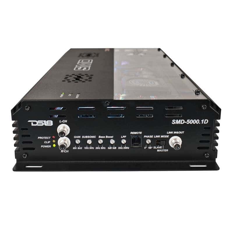 DS18 — DS18 Steave Meade Colab 1-Channel Amp Class D 5000/1ohm 3500/2ohm 2000/4ohm Watts LED Lights - view 6