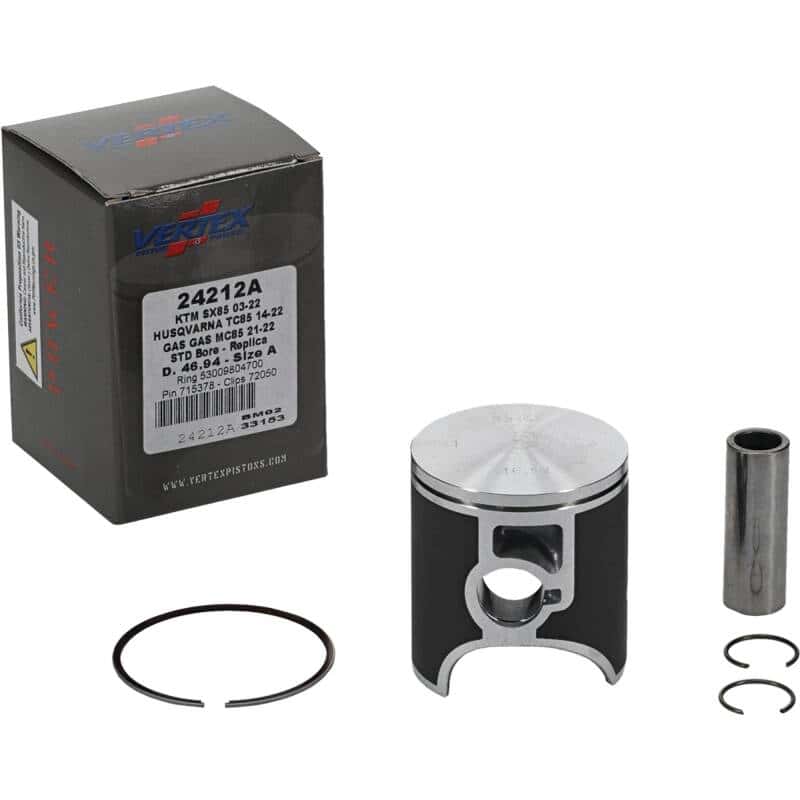 Vertex Pistons — Vertex Piston 03-24 KTM 85 SX 85cc Cast Replica Piston Kit - view 2