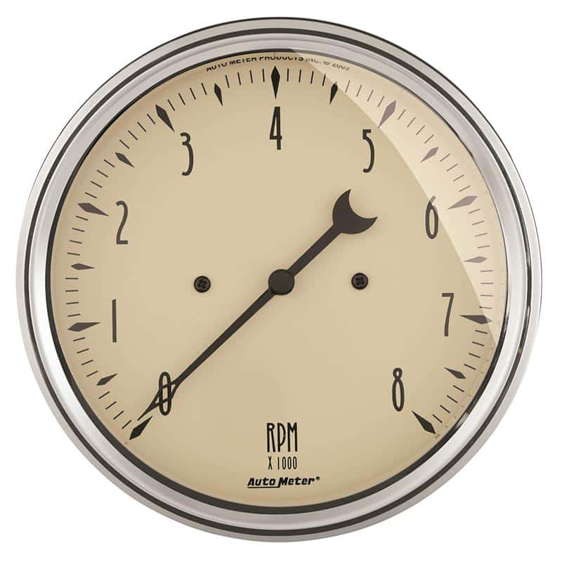 AutoMeter — Autometer 3-3/8in 120mph Antique Beige Elec. Programmable Speedometer w/ Wheel Odometer
3.4" SPD ELE WHL AB - view 3