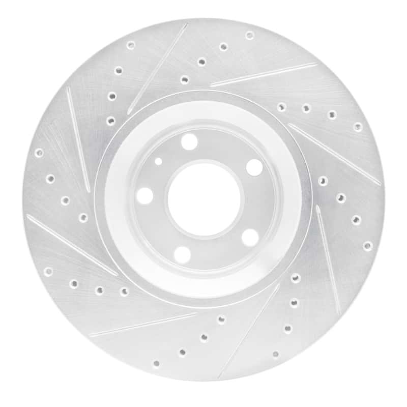 R1 Concepts — R1 05-11 Audi A6 Quattro Front Right Drilled & Slotted Silver Brake Rotor
R1 Brake Rotor Drill - view 5