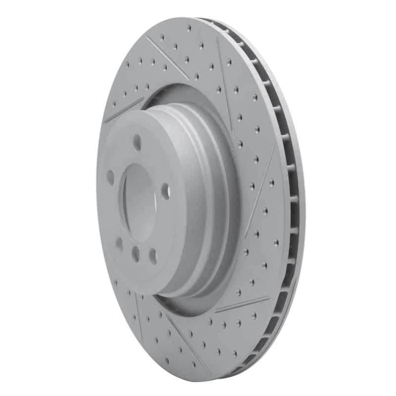 R1 Concepts — R1 07-08 BMW Alpina B7 Rear Right Drilled & Slotted Geo-Carbon Rotor - view 2