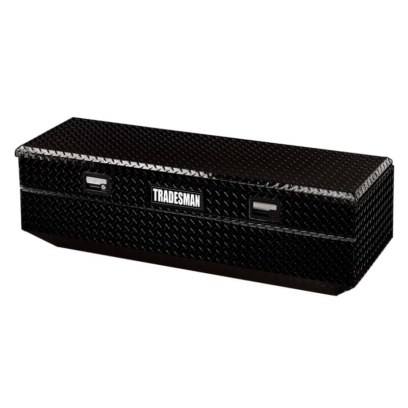Tradesman — Tradesman Aluminum Flush Mount Truck Tool Box (60in.) - Black - view 1