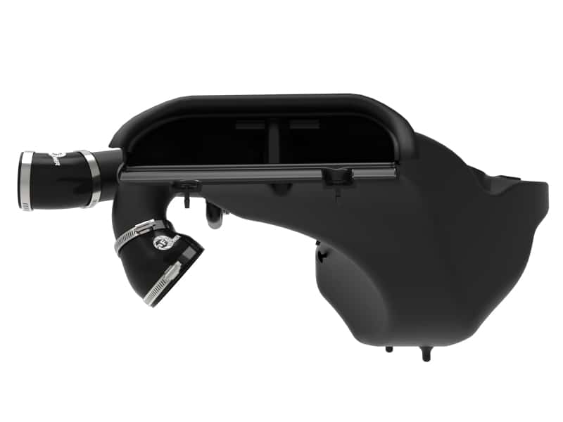aFe — aFe 21-22 Ford F-150 Raptor V6-3.5L(tt) Momentum XP Cold Air Intake System Blk w/ Pro Dry S Filter
Momentum XP Intake - view 4
