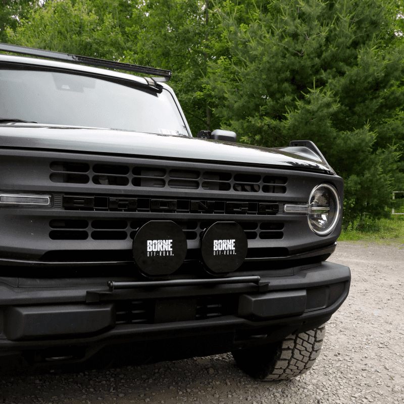 Borne Off-Road — Borne Off-Road 7in Round Light Cover Black - view 4