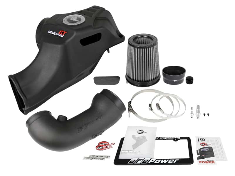 aFe — aFe POWER Momentum GT Pro Dry S Cold Air Intake System 18-19 Ford Mustang GT V8-5.0L
Momentum GT Intake - view 3