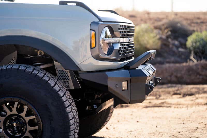 DV8 Offroad — DV8 Offroad 2021+ Ford Bronco Front Bumper Winch Capable w/ Optional Bull Bar/Aux Light Opening - view 26