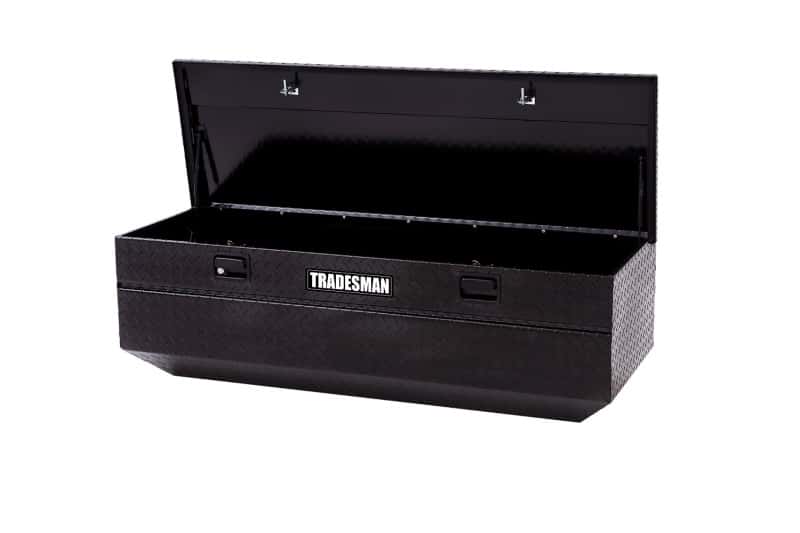 Tradesman — Tradesman Aluminum Flush Mount Truck Tool Box (56in.) - Black - view 3