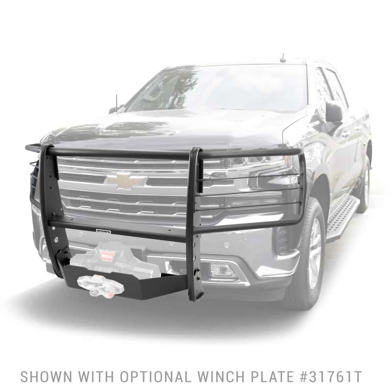 Go Rhino — Go Rhino 19-20 Chevrolet Silverado 1500 3000 Extreme Series StepGuard - Textured Black
3100 Grille Guard - view 6