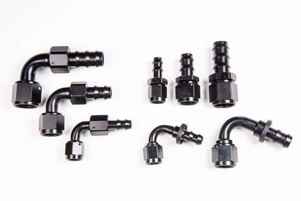 Radium Engineering — Radium Engineering 6AN Straight Pushlok Hose End - view 1