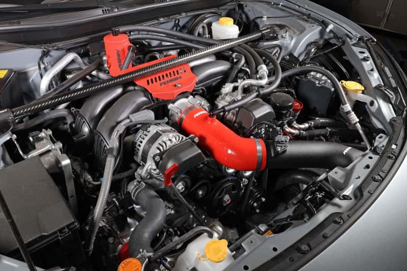 Perrin Performance — PERRIN 22-26 Subaru BRZ / Toyota GR86 Inlet Hose - Red - view 8