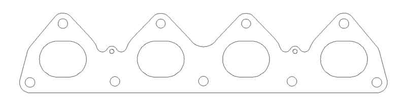 Cometic Gasket — Cometic Honda All H22S 92-01 .030 inch MLS Exhaust Manifold Gasket 1.770 inch X 1.380 inch Port
Exhaust Gasket - view 1
