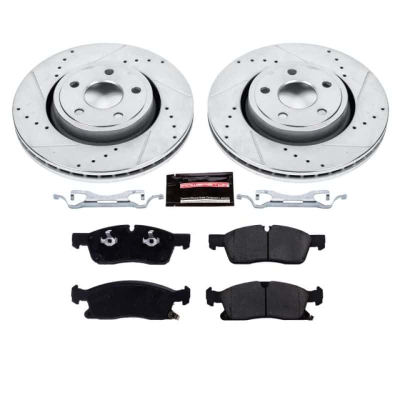 PowerStop — Power Stop 16-19 Jeep Grand Cherokee Front Z23 Evolution Sport Brake Kit - view 1