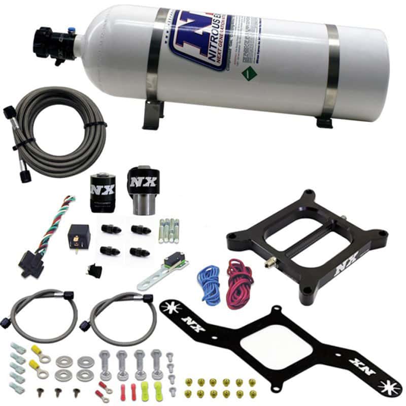 Nitrous Express — Nitrous Express 4150 Gasoline (RNC) Nitrous Kit w/15lb Bottle
Injection System Kit
N2OSys - view 3