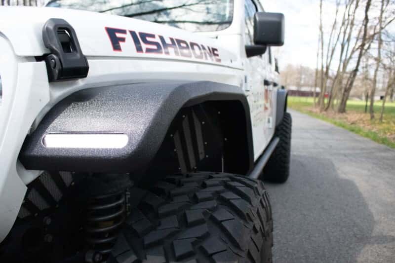 Fishbone Offroad — Fishbone Offroad 2018+ Jeep JL & 2020+ JT 7in Turn Signal & Side Marker Lights and Brackets - view 12