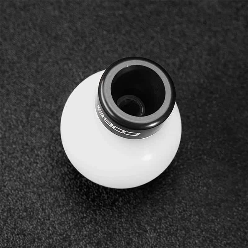 COBB — Cobb 07-13 Mazdaspeed3 & 06-07 Mazdaspeed6 Shift Knob - White Knob w/Stealth Black Base - view 4
