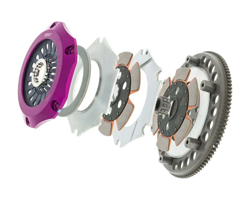 Exedy — Exedy 1996-1996 Mitsubishi Lancer Evolution IV L4 Hyper Compe-R Twin Cerametallic Clutch Rigid Disc
Hyper Compe Series
Clutch Kit - view 2