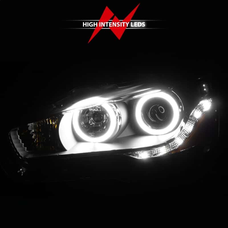 ANZO — ANZO 2008-2015 Mitsubishi Lancer Projector Headlights w/ Halo Black (CCFL)
Head Light Set
HdLtSet - view 7