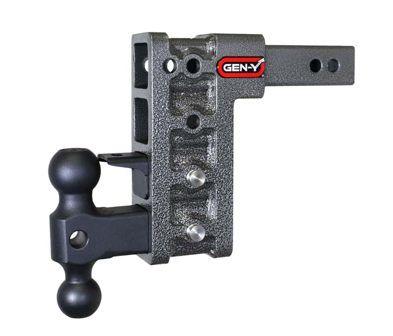 GEN-Y Hitch — Gen-Y Mega Duty 2in Shank 7.5in Drop 1.5K TW 10K Hitch w/GH-031 Dual-Ball/GH-032 Pintle Lock
Drop Hitch - view 3