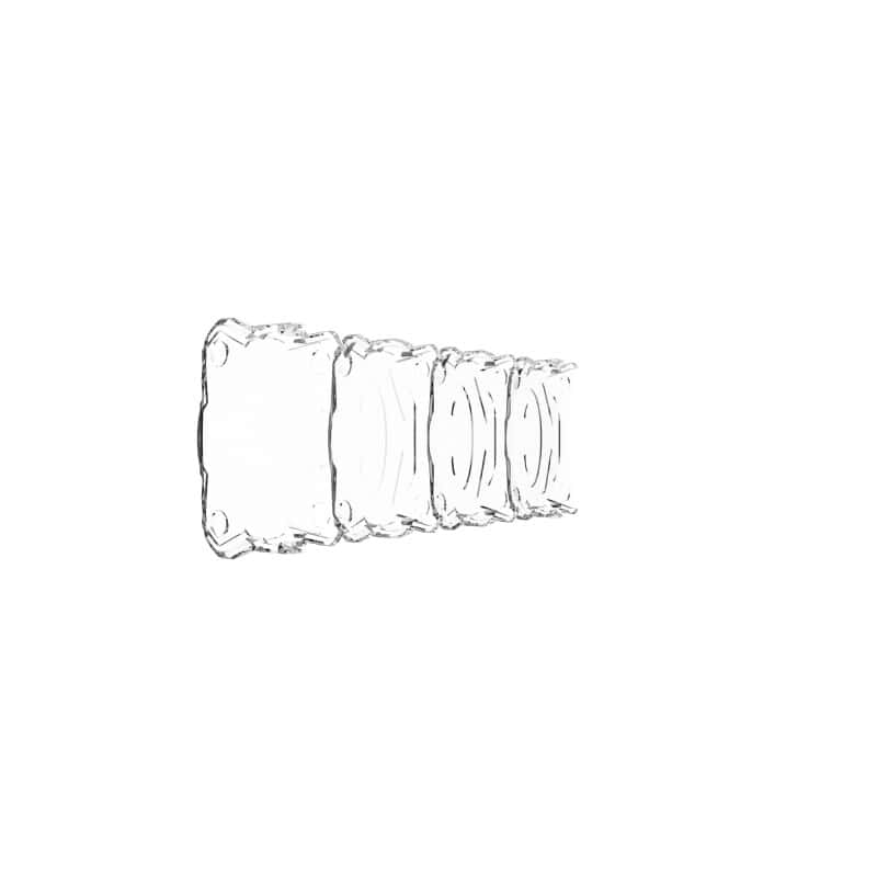 KC HiLiTES — KC HiLiTES FLEX ERA LED Light Bar 10in. Light Shield - Clear (SHIELD ONLY) - view 12