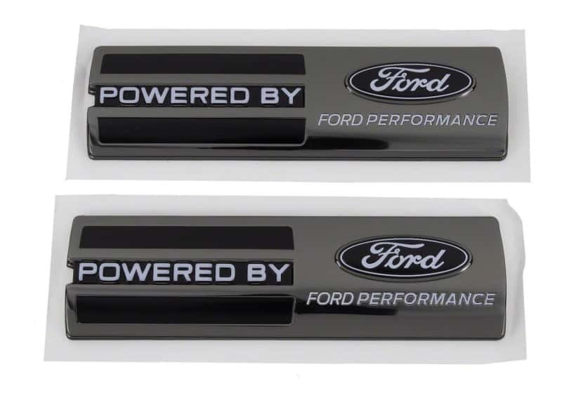 Ford Racing — Ford Racing Powered by Ford Performance Fender Badge - Black - view 8