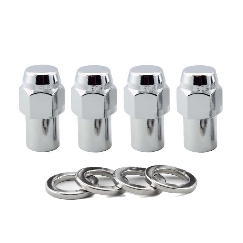 McGard — McGard Hex Lug Nut (Reg. Shank - .746in.) 1/2-20 / 13/16 Hex / 1.65in. Length (4-Pack) - Chrome
WHEEL LUG NUT - view 5