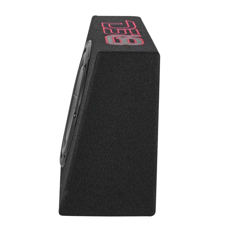 DS18 — DS18 Single 10in Shallow Enclosure w/ Subwoofer 350 Watts RMS Sealed Black Carpet - view 4
