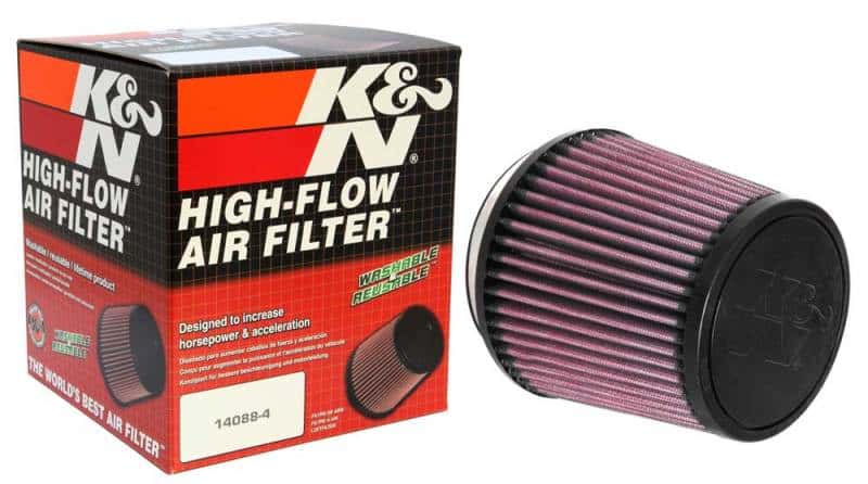 K&N Engineering — K&N Universal Air Filter 4in Flange / 5-3/8 in Base / 4-1/2in Top / 5in Height
Universal Clamp-On A
Clamp-on Air Filter - view 4