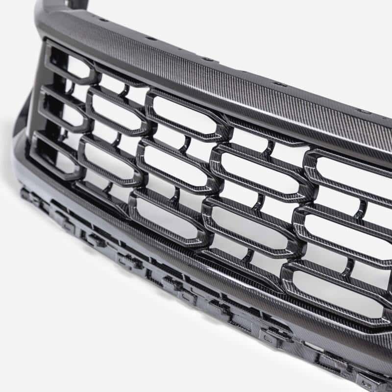 Anderson Composites — Anderson Composites 2024+ Ford F150 Carbon Fiber Front Grille - view 4