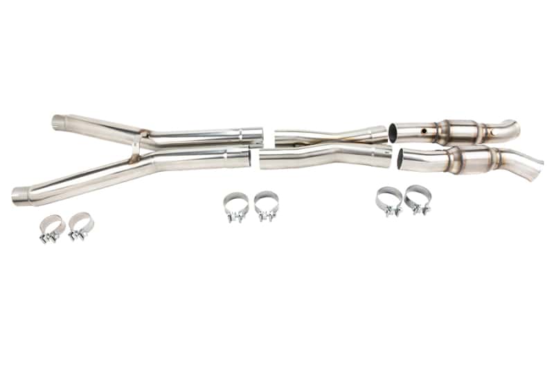 Kooks Headers — Kooks 09-13 Chevy Corvette C6 LS2/LS3 6.0L/6.2L 3in x 3in GREEN Cat SS X-Pipe Kooks HDR Req
3in. x 2-1/2in. X-Pi
3" x 2-1/2" X-Pipe - view 1