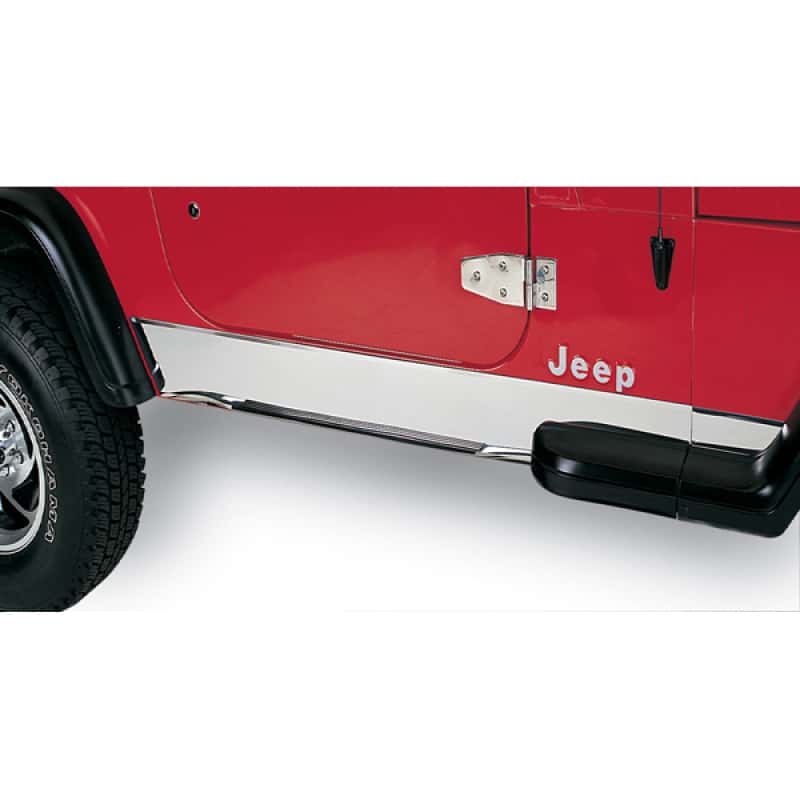 Rugged Ridge — Rugged Ridge 87-95 Jeep Wrangler YJ Stainless Steel Rocker Panel Cover
OFFROAD_STEPSSLIDERS
Rocker Panel Guard - view 2