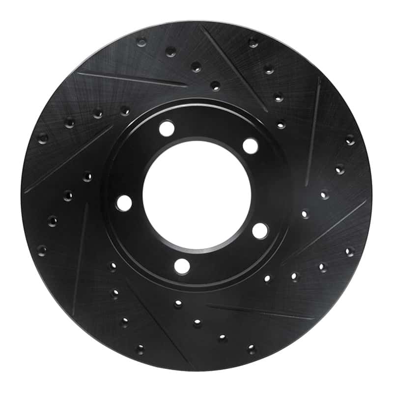 R1 Concepts — R1 71-97 Jaguar XJ12 Front Right Drilled & Slotted Black Brake Rotor
R1 Brake Rotor Drill - view 1