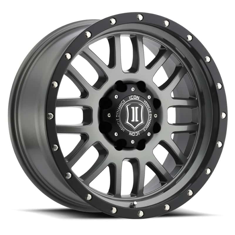 ICON — ICON Alpha 20x9 8x170 0mm Offset 5in BS 125.2mm Bore Gun Metal Wheel
ALPHA WHEEL - view 2