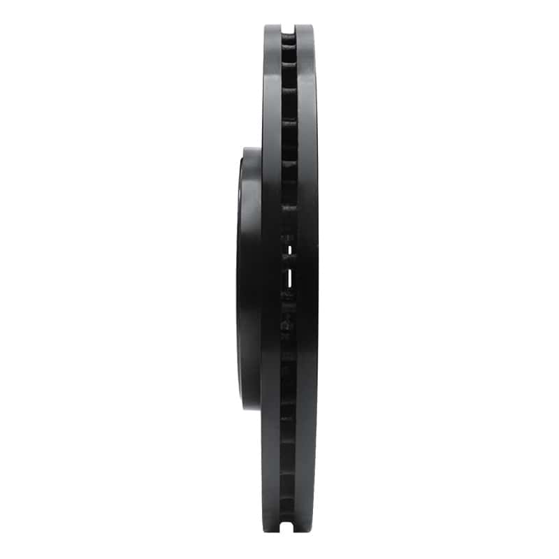 R1 Concepts — R1 06-10 Jaguar XK Front Right Drilled & Slotted Black Brake Rotor
R1 Brake Rotor Drill - view 3
