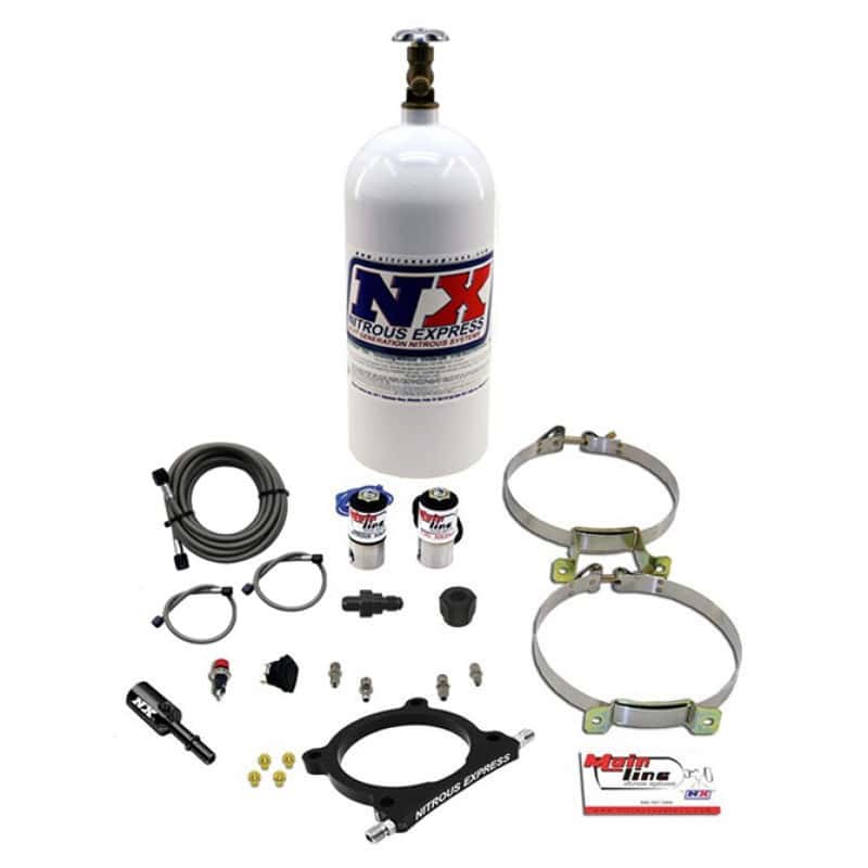Nitrous Express — Nitrous Express 11-17 Ford Mustang GT Coyote 5.0L Mainline EFI Nitrous Plate Kit w/10lb Bottle
Injection System Kit
N2OSys - view 3