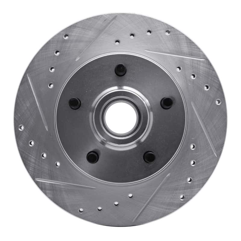 R1 Concepts — R1 1988-1991 Chevrolet C1500 Front Left Drilled & Slotted Silver Brake Rotor
R1 Brake Rotor Drill - view 1