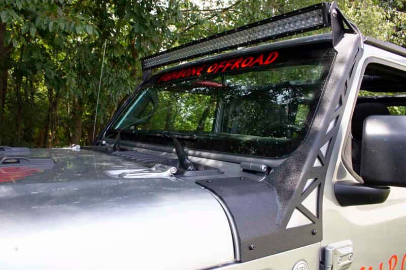 Fishbone Offroad — Fishbone Offroad 2018+ Jeep Wrangler JL Windshield Light Bracket - view 12