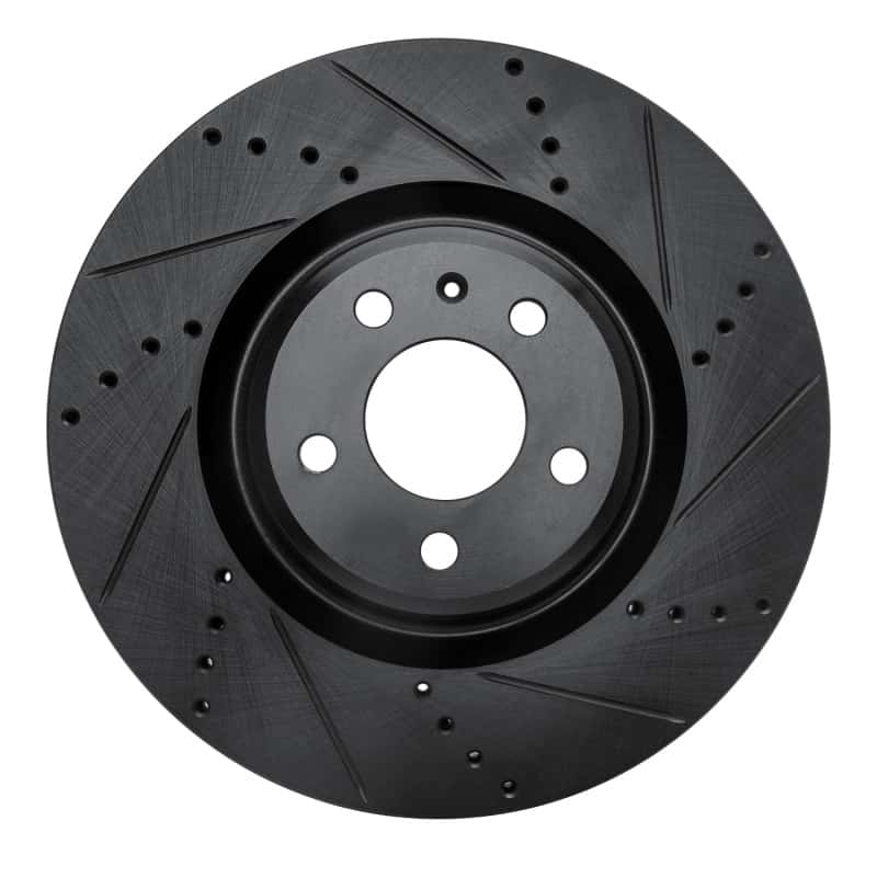 R1 Concepts — R1 12-20 Audi A7 Quattro Front Right Drilled & Slotted Black Brake Rotor
R1 Brake Rotor Drill - view 1