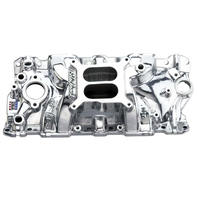 Edelbrock — Edelbrock SBC Performer Eps Polished Manifold
MANIFOLD - view 3