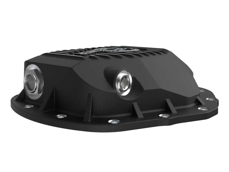 aFe — aFe 2020 Chevrolet Silverado 2500 HD Rear Differential Cover Black ; Pro Series w/ Machined Fins
Differential Cover - view 4
