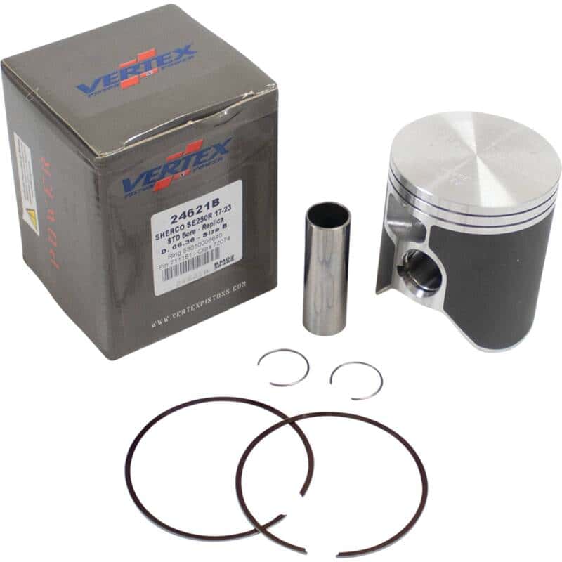 Vertex Pistons — Vertex Piston 17-24 Sherco SE-R 250 250cc Cast Replica Piston Kit - view 2