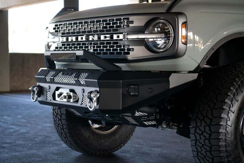DV8 Offroad — DV8 Offroad Bull Bar Add-On For DV8 Ford Bronco Bumpers - Fits 13in Elite Series Light Bar - view 2