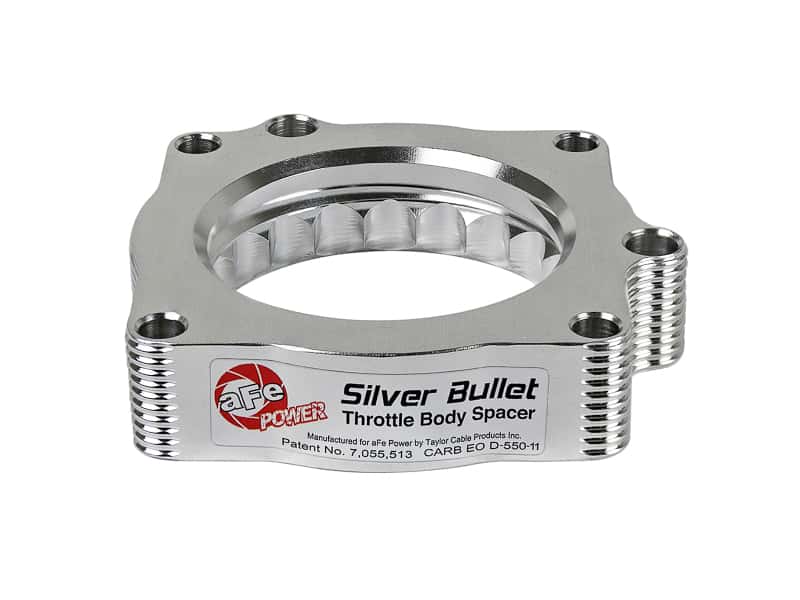 aFe — aFe Silver Bullet Throttle Body Spacers TBS Dodge Trucks 09 V8-5.7L
Throttle Body Spacer
TBdySpacer - view 3