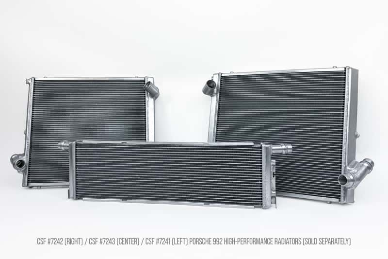 CSF — CSF 2019+ 992.1/992.2 Porsche 911(3.0LT Base/T/S/4/4S/GTS/4 GTS) High Perf Center Aluminum Radiator
CSF Radiator - view 9