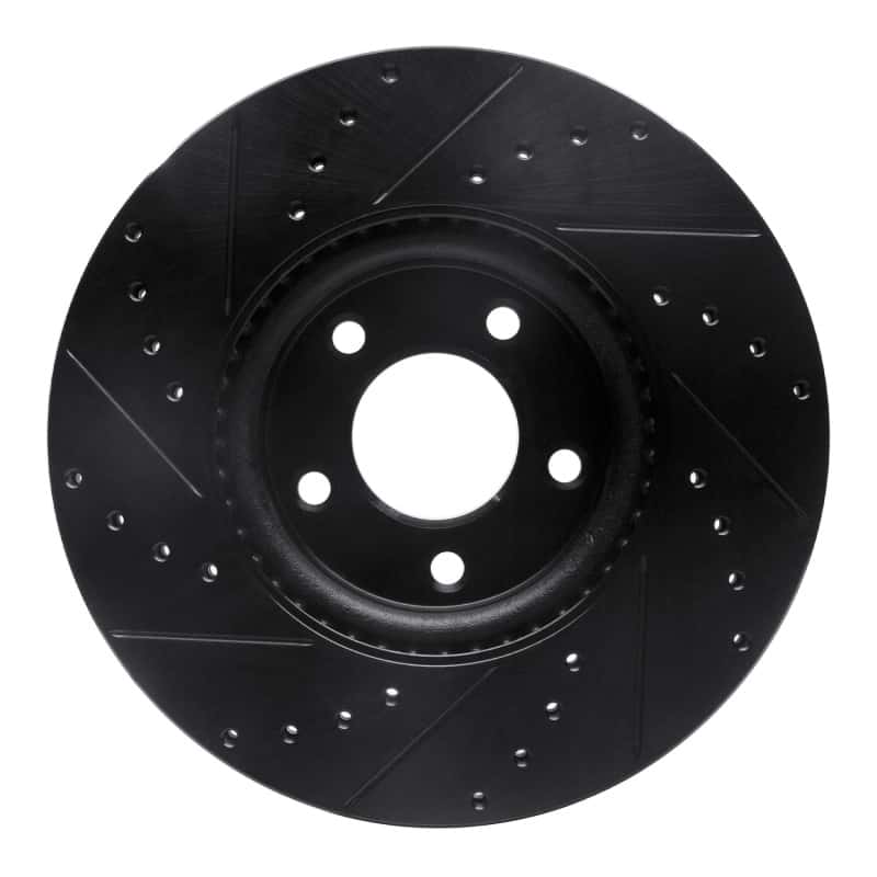 R1 Concepts — R1 07-13 Mazda 3 Front Right Drilled & Slotted Black Brake Rotor
R1 Brake Rotor Drill - view 5