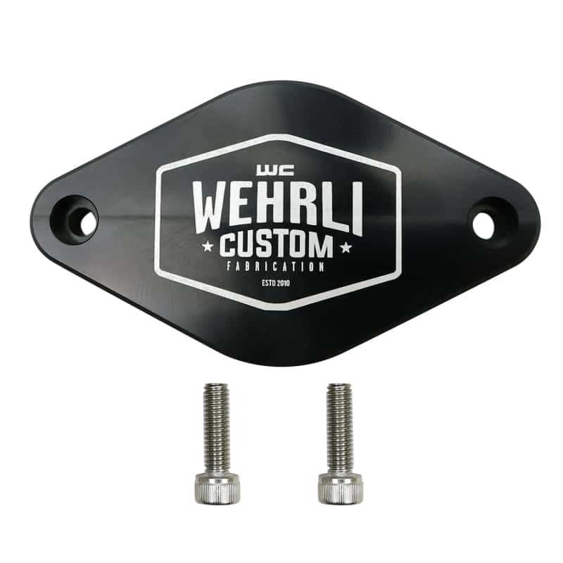 Wehrli — Wehrli 11-16 Chevrolet 6.6L LML Duramax Turbo Resonator Billet Block Off Plate
Res Block Plate Dmax
WCF100096
 - view 1