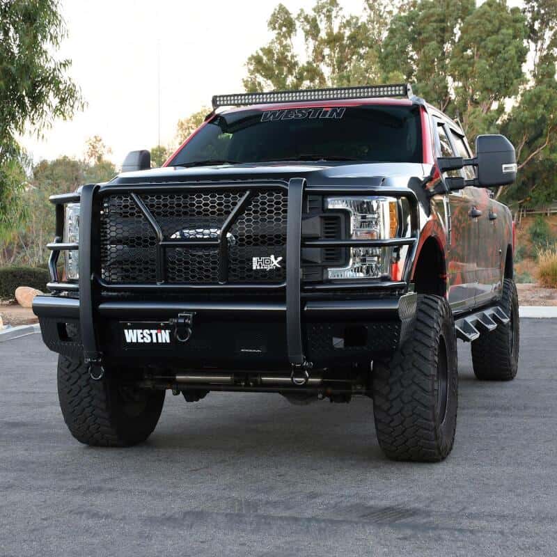 Westin — Westin/HDX Bandit 17-19 Ford F-250 / F-350 Front Bumper - Textured Black
Bumper- Front
Bumper-Front - view 5