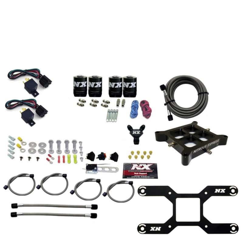 Nitrous Express — Nitrous Express 4150 Dual Stage Billet Crossbar Nitrous Kit (50-300 & 100-500HP) w/o Bottle
Injection System Kit
N2OSys - view 1