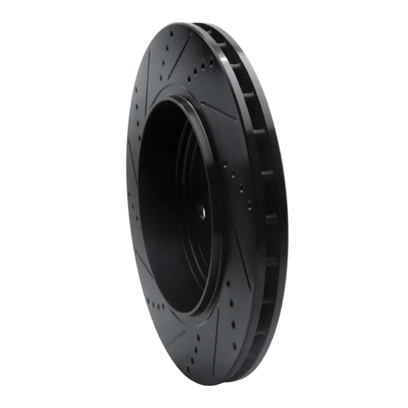 R1 Concepts — R1 12-25 Dodge Durango Rear Right Drilled & Slotted Black Brake Rotor
R1 Brake Rotor Drill - view 4